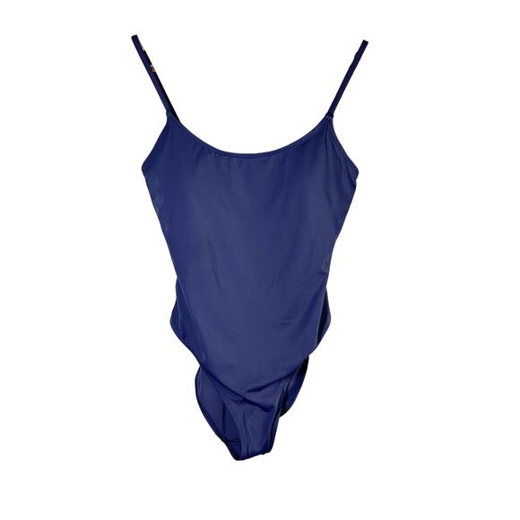 Andie The Amalfi One-Piece Swimsuit Size Medium Navy - Picture 1 of 9